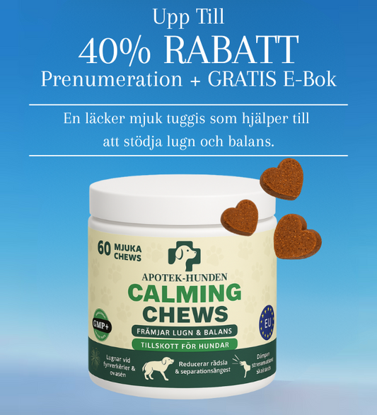 Calming Chews - Tuggisar mot Ångest, Stress & Rädsla