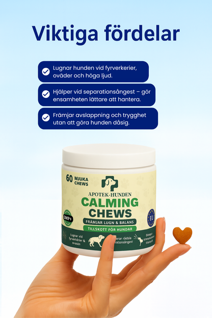 Calming Chews - Tuggisar mot Ångest, Stress & Rädsla