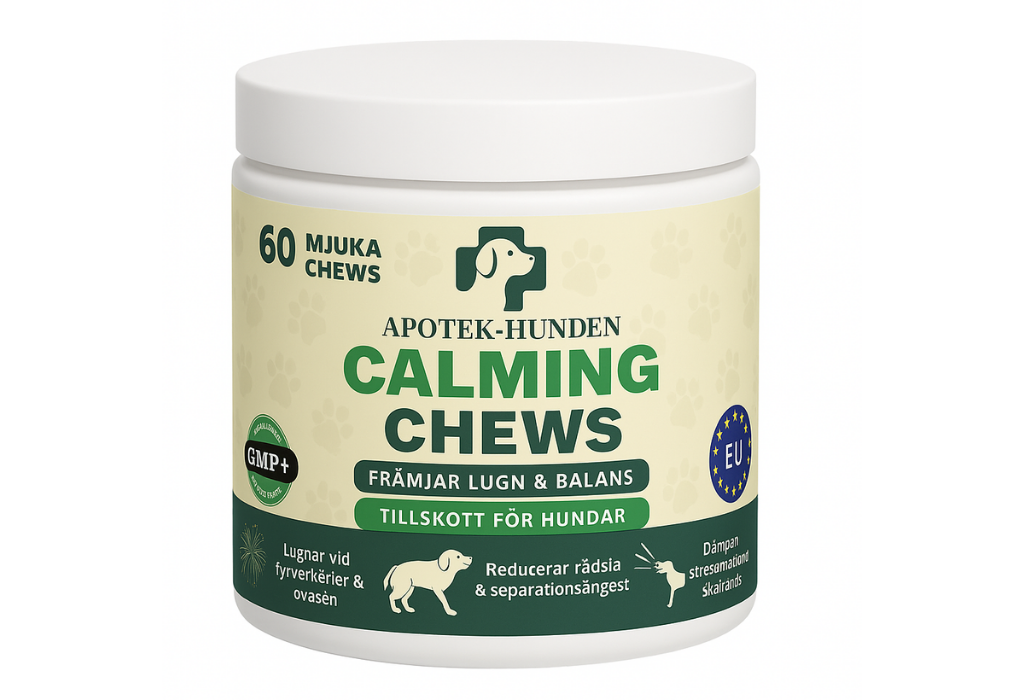 Calming Chews - Tuggisar mot Ångest, Stress & Rädsla